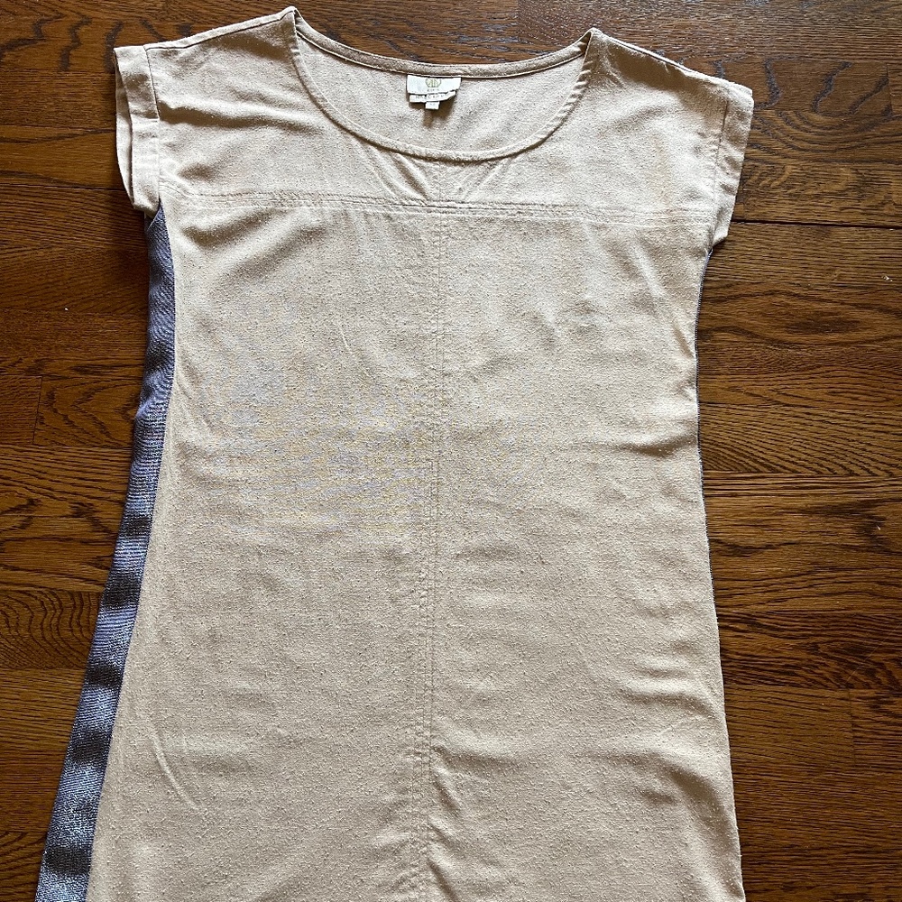 Koch raw silk tunic top